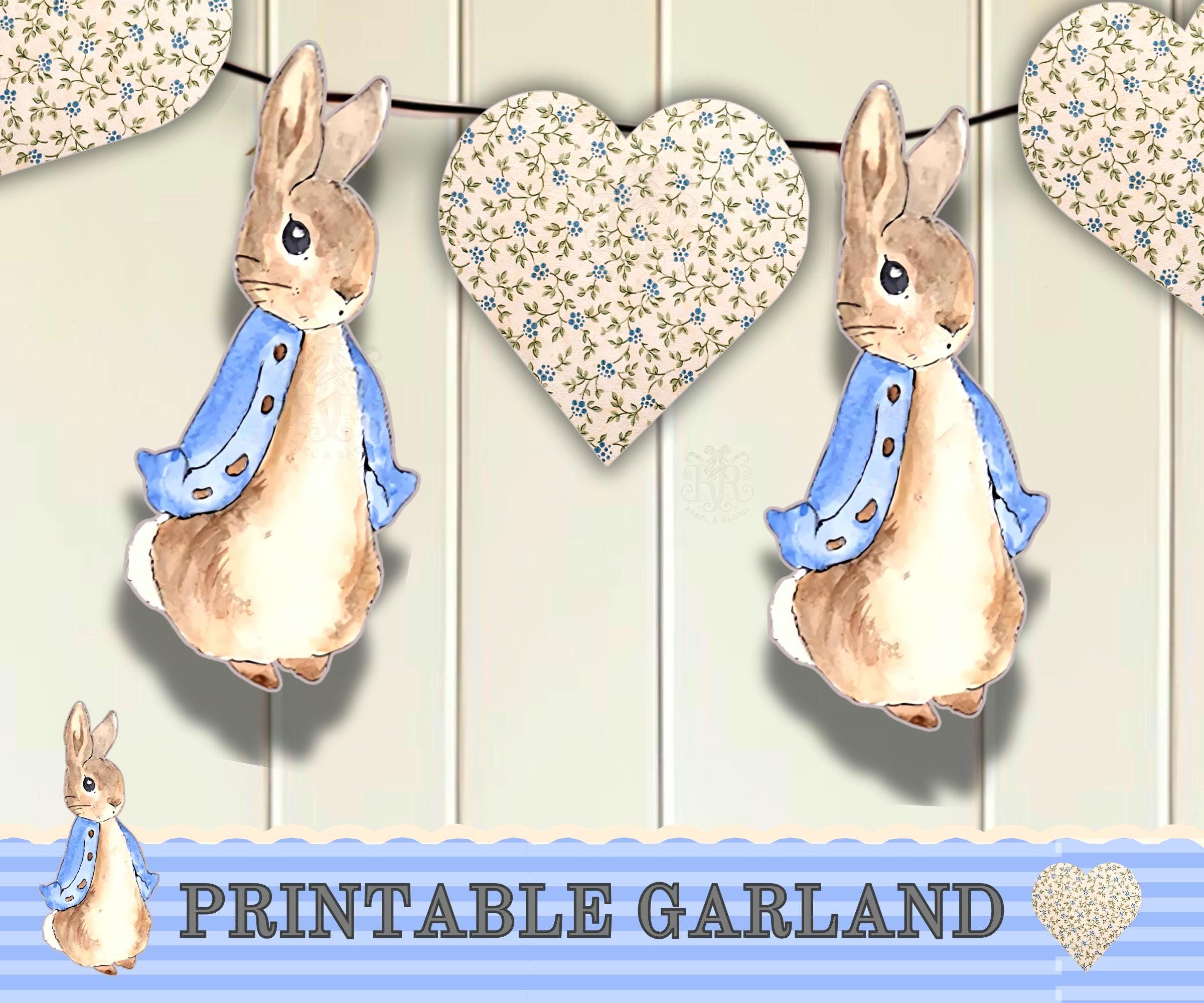 Decoración de conejo azul México