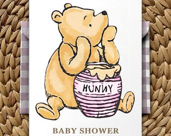 Vintage Winnie the Pooh Clipart: Pink Hunny Pot (Digital Download)