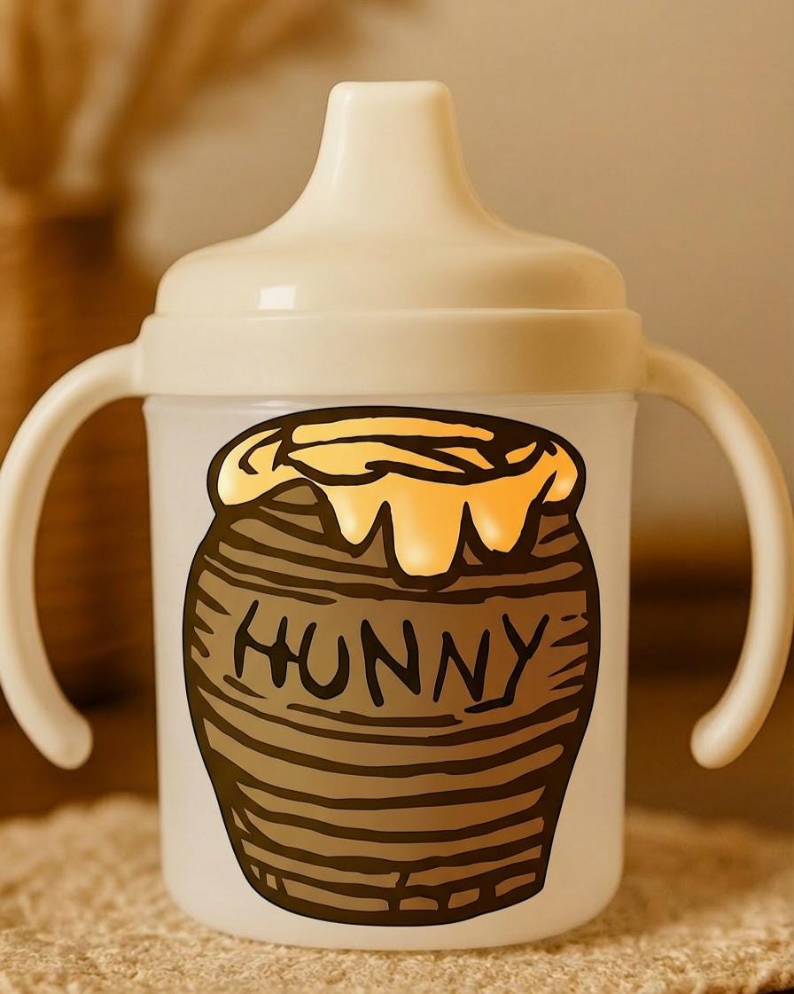 くまのプーさんのハニーポット PNG、クラシックなプーさんのクリップ