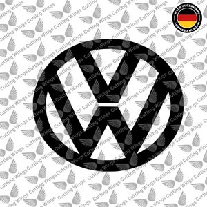 VW Brush Logo Sticker Show Your VW Pride Available in 4 Sizes 24 Color  Choices Perfect for VW Enthusiasts and Any Flat Surface 