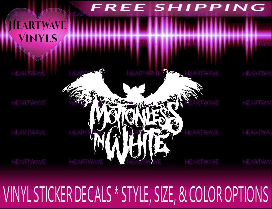 Motionless in White Vinyl Decal NEW 6 Styles Etsy