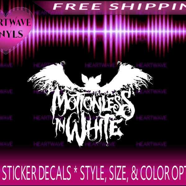 Motionless In White Vinyl Decal (NEW 6 Styles)