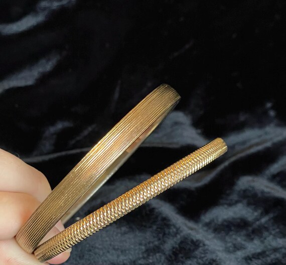 Vintage Monet bangle bracelets - image 2