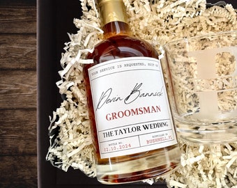 Groomsmen Gifts, Groomsmen Proposal, Groomsmen Proposal Gifts, Groomsmen Whiskey Label, Custom Whiskey Label, Personalized Whiskey Label