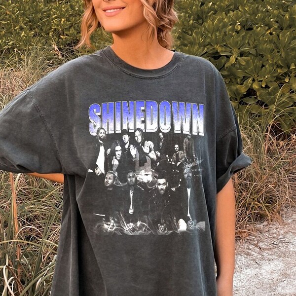 Shinedown Music Shirt, Vintage Shinedown Revolutions Tour 2023, Album Planet Zero Graphic Tee 90s, Gift For Fan