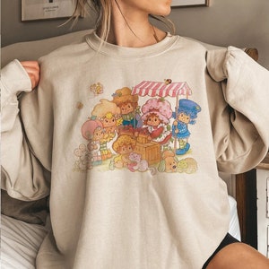 Chemise Life Is Delicious, sweat-shirt fraise vintage, sweat-shirt Love Strawberry, sweat-shirt dessin animé rétro, chemise Y2K 1434705969