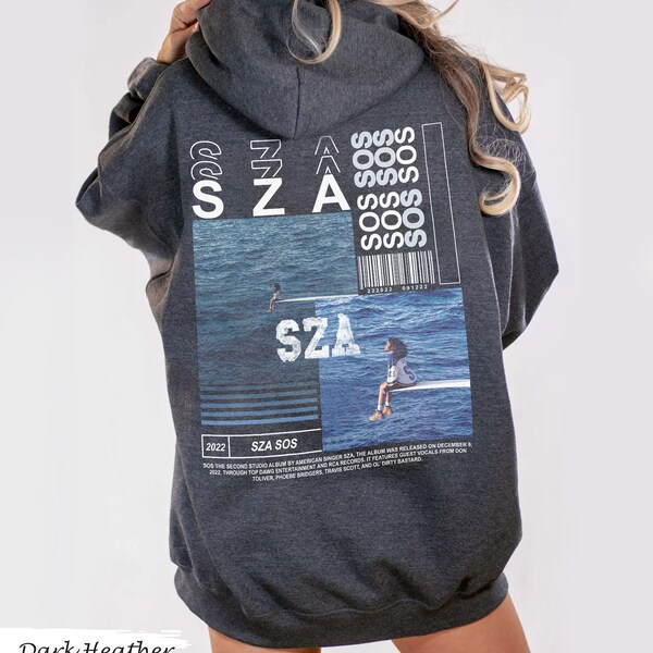 S.Z.A Hoodie, Vintage S.Z.A Album S.O.S Shirt, Sweatshirt, S.Z.A Outfit, Gift For Men