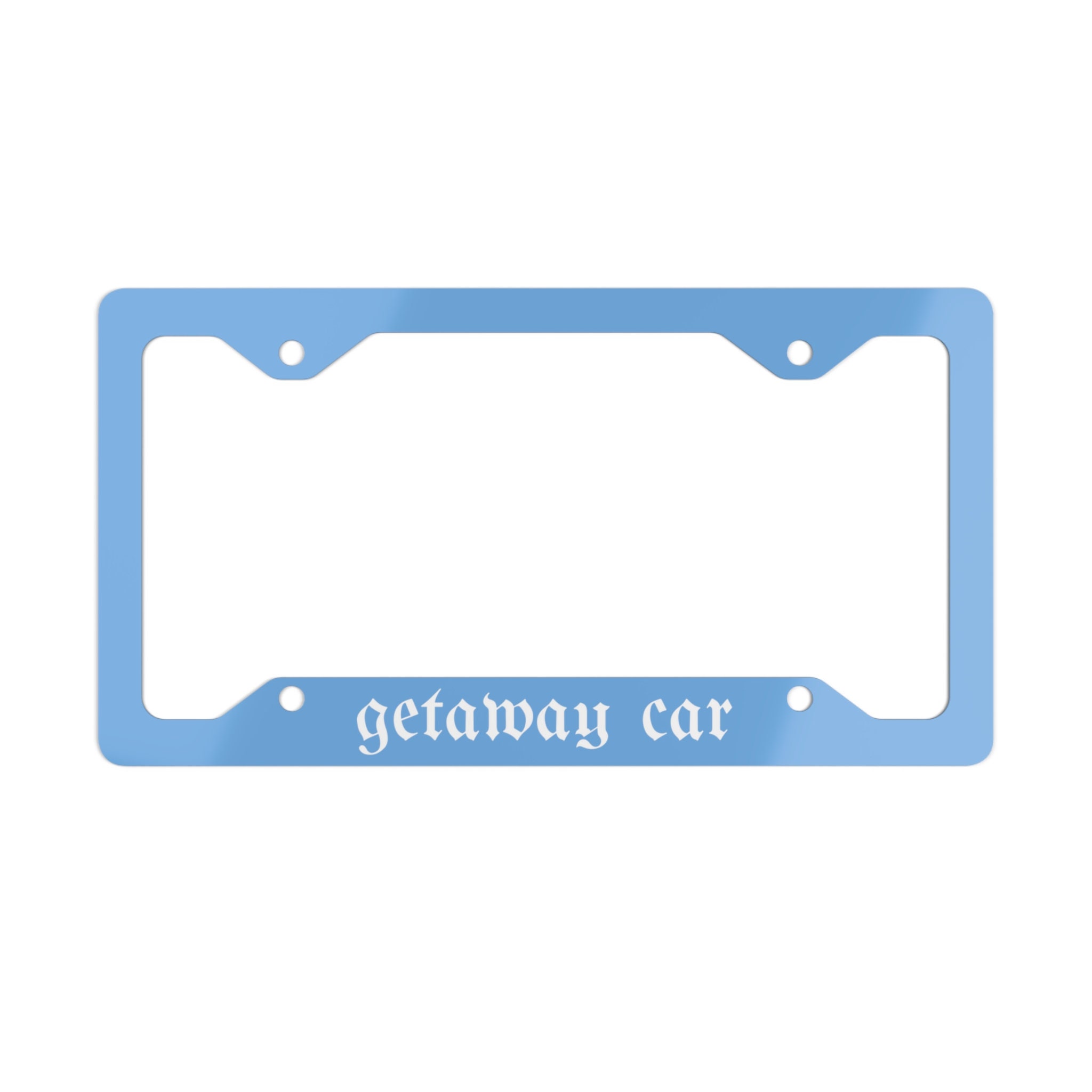 Getaway Car Taylor Swift License Plate Frame Light Blue Etsy