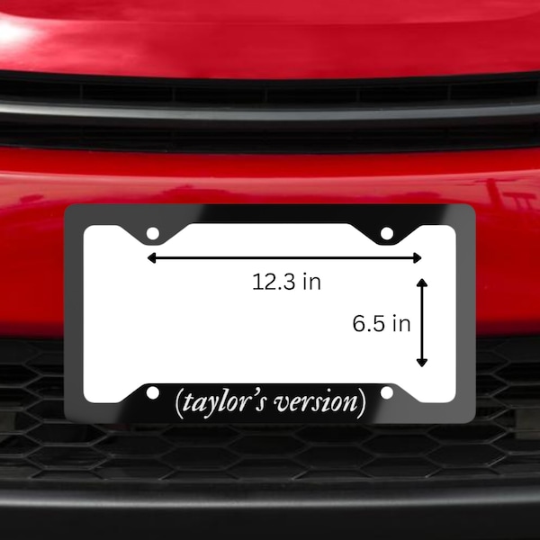 The Taylor License Plate Etsy
