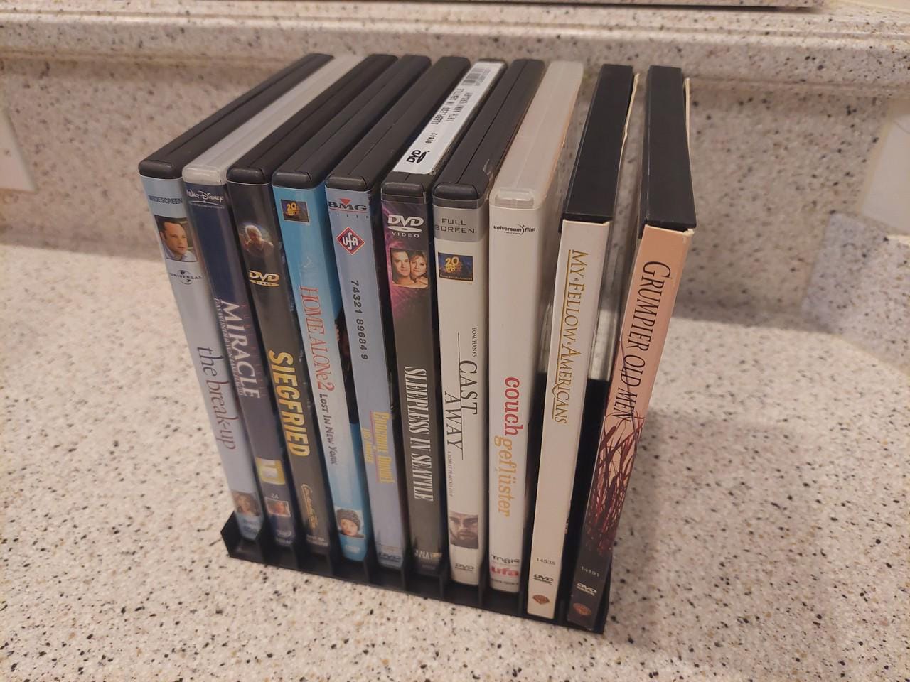 3D Printed DVD Rack Shelf Storage Organizer (multiple Color and