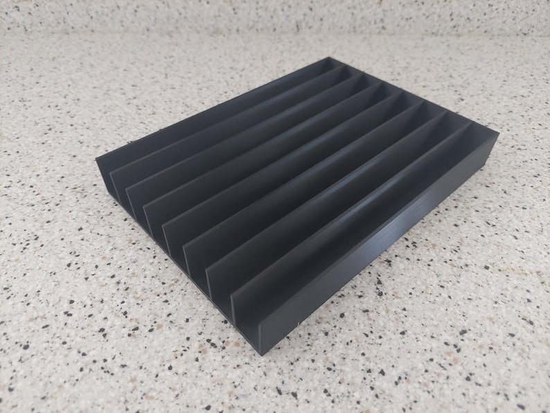 Dvd Rack Plastic Black 3D Printed DVD Rack Shelf Storage Organizer (multiple Color and Size ...