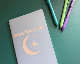 NASA inspired journal ~ copy moon joy