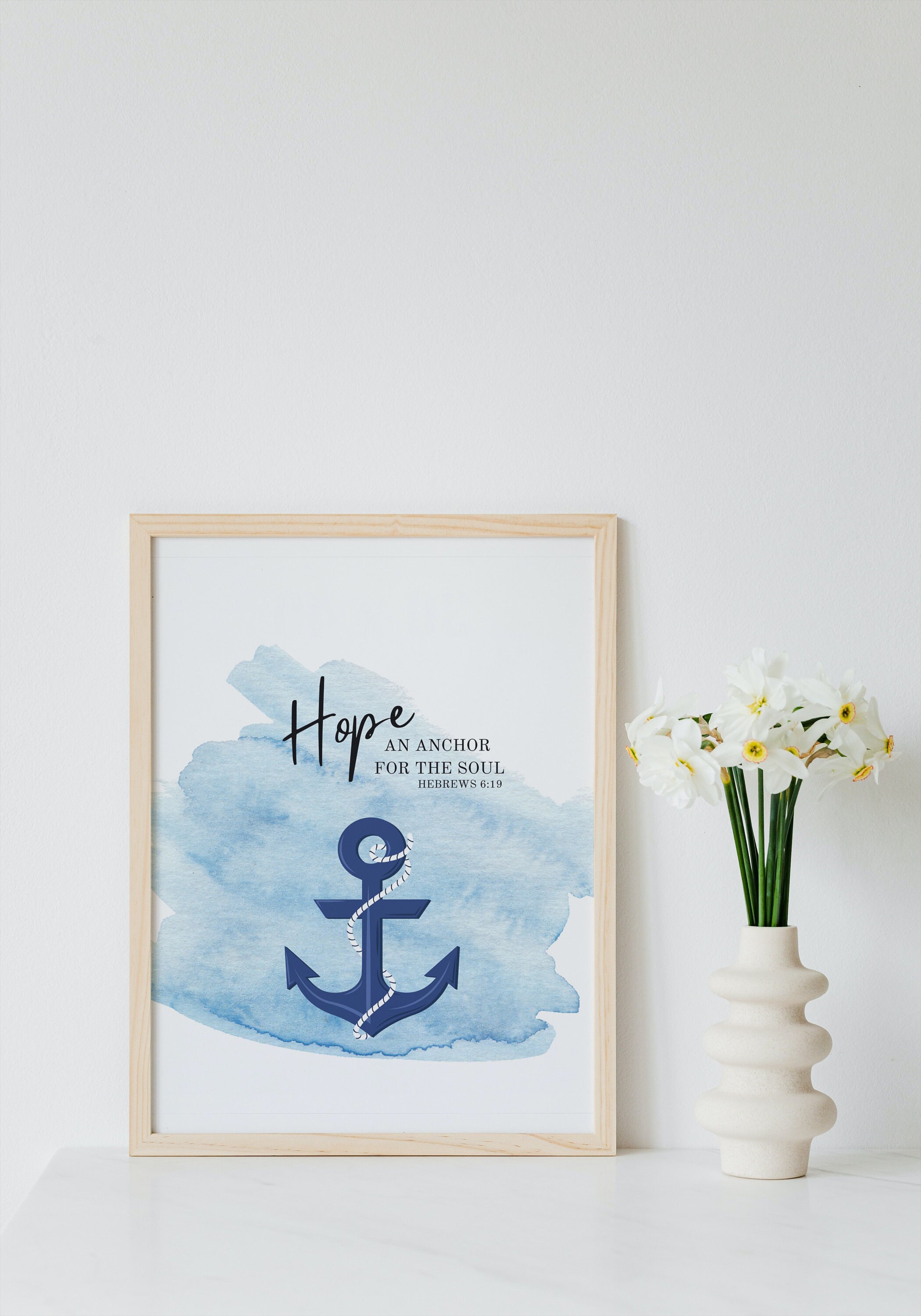 Hope an Anchor for My Soul Printable Scripture Printable Digital ...