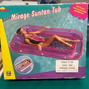 SUNCO Mirage Suntan Tub Pool Float Tanning Lounge
