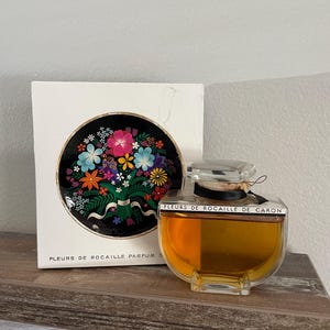 RARE Sealed Vintage Caron Fleurs de Rocaille Parfum Extrait 3 oz | 1950s-60s Perfume | Original Box | Pure Perfume Collector’s Bottle