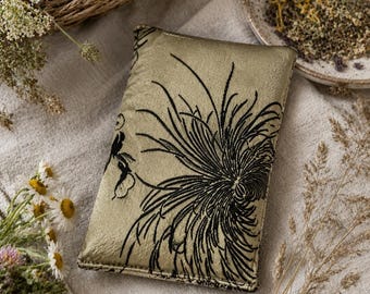 Almohada térmica de hierbas / Compresa de hierbas silvestres y algodón de seda (apta para microondas)