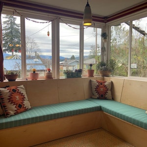 Custom breakfast nook | THE FELUCCA | banquette, booth and benches | Northerly Customs