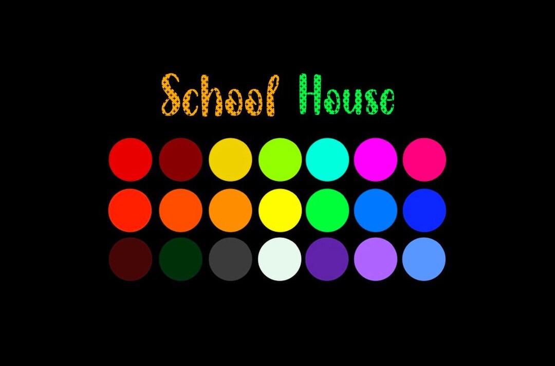 School House Art procreate pallet Etsy
