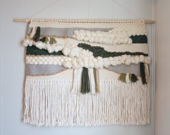 Woven Wall hanging | Tapestry | Large scale weaving | Fiber Art | Earth Tone Weaving