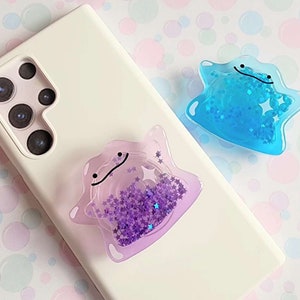 Jelly Monster Shakers | Epoxy Shaker Transparent Phone Grip Stand