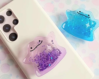 Jelly Monster Shakers | Epoxy Shaker Transparent Phone Grip Stand