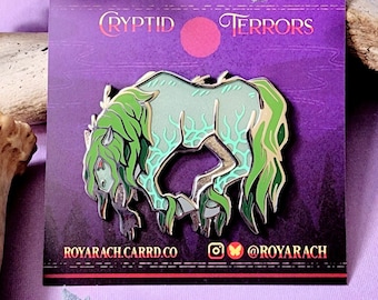 Cryptid Terrors | Kelpie 2 inch Enamel Pin