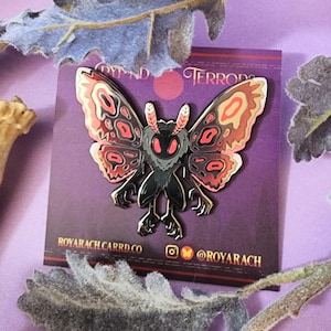 Cryptid Terrors | Mothman 2.5 inch Enamel Pin