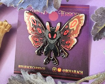 Cryptid Terrors | Mothman 2.5 inch Enamel Pin