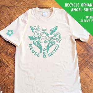 Recycle Angels | Biblically Accurate Angel Ophanim Screen Print Shirts