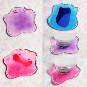 Jelly Ditto Drink Coaster | Epoxy Transparent Ditto Coasters