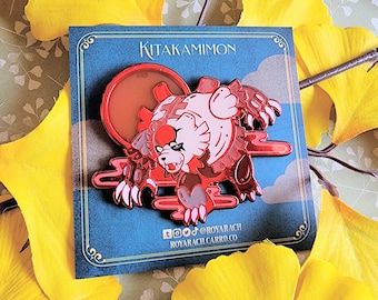 Kitakamimon | Bloodmoon Ursaluna Chrome Enamel Pin