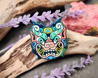 Dokkaebi  | 1.5 inch Korean Demon Enamel Pin
