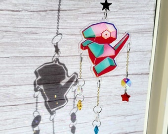 Porygon | Crystal Suncatcher