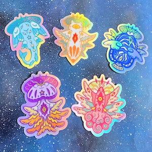 Sea Angels Series 1 | Biblically Accurate Sea Angel Holographic Vinyl Sticker