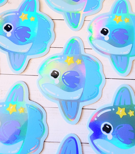 Ocean Friends | Sunfish Holographic 3 inch Vinyl Sticker