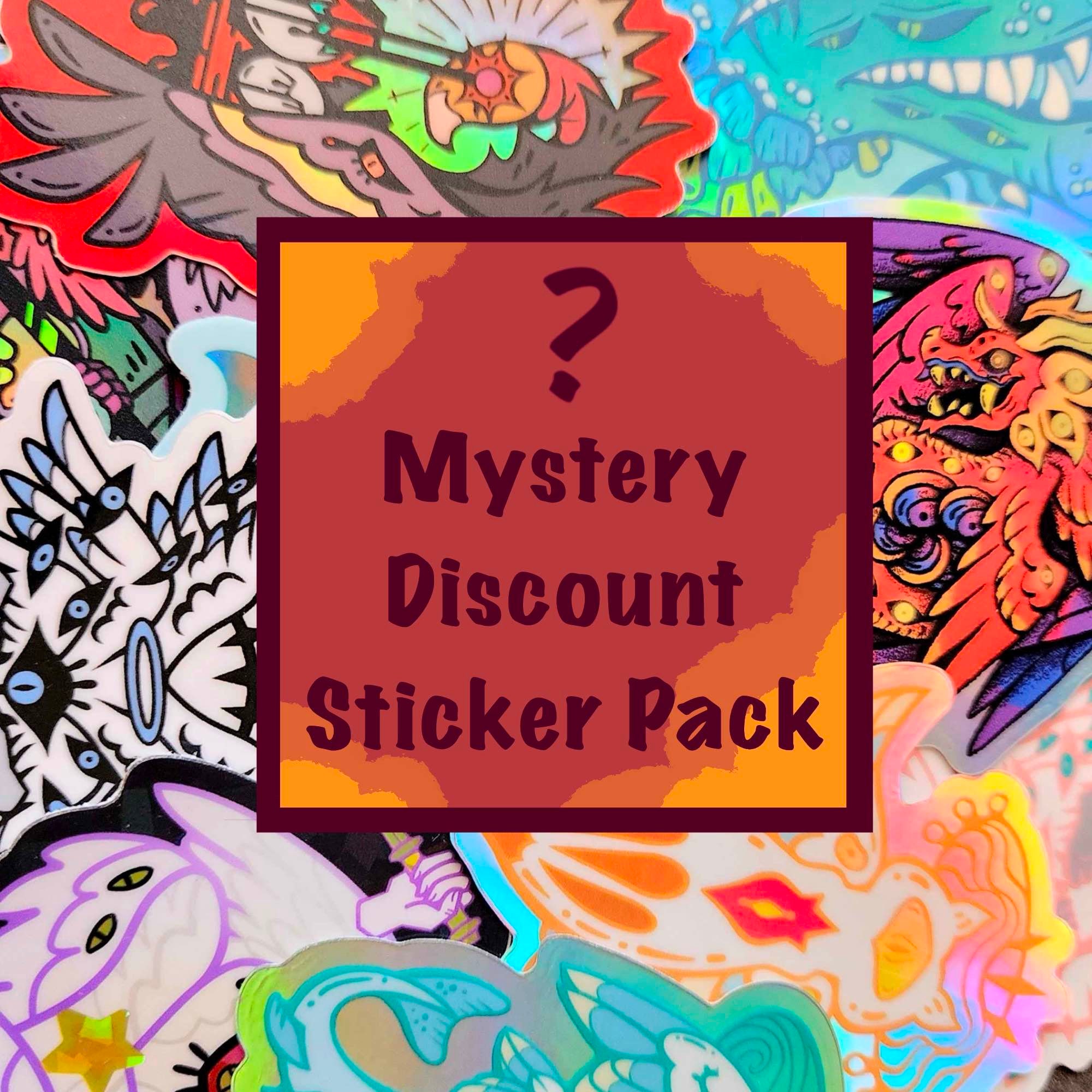Discount Angels and Demons Sticker Pack of 4
