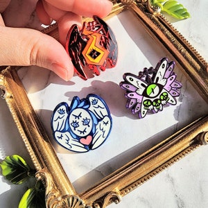 Mini Angels Series 1 | Biblically Accurate Angel Mini Chrome Enamel Pin