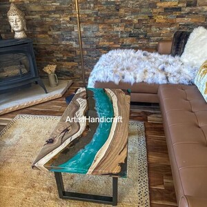 Epoxy Resin Table Epoxy Dining Table, Epoxy Counter Top, Resin Coffee Table, Handmade Wooden Furniture Personalized Room Decor Handmade Gift