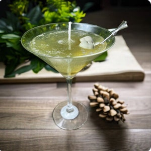 Dirty, martini, candle, martini, candle, cocktail, candle, drink candle
