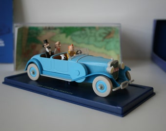 Auto (1/43) Tintin No. 5 "Lincoln Torpedo" + certificato - scatola originale - Hergé, Moulinsart (Atlas)