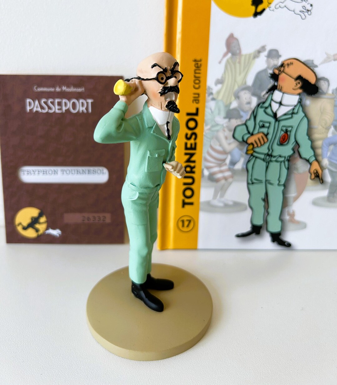 Tintin - Statuette Moulinsart 46964 - Tintin tenant Les