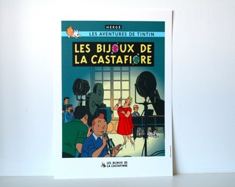 Tintin - Print album The Jewels of Bianca Castafiore - 1996 - Lithograph 30 x 42cm - Special edition, limited - Moulinsart - Hergé