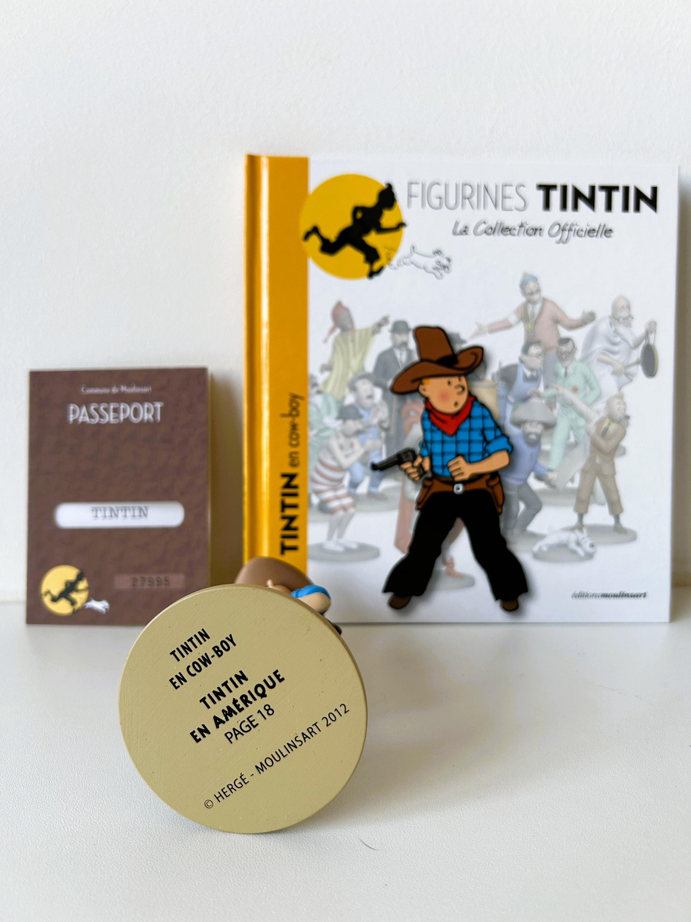 Figurines Tintin - Ensemble de 2 figurines N&B Hors série
