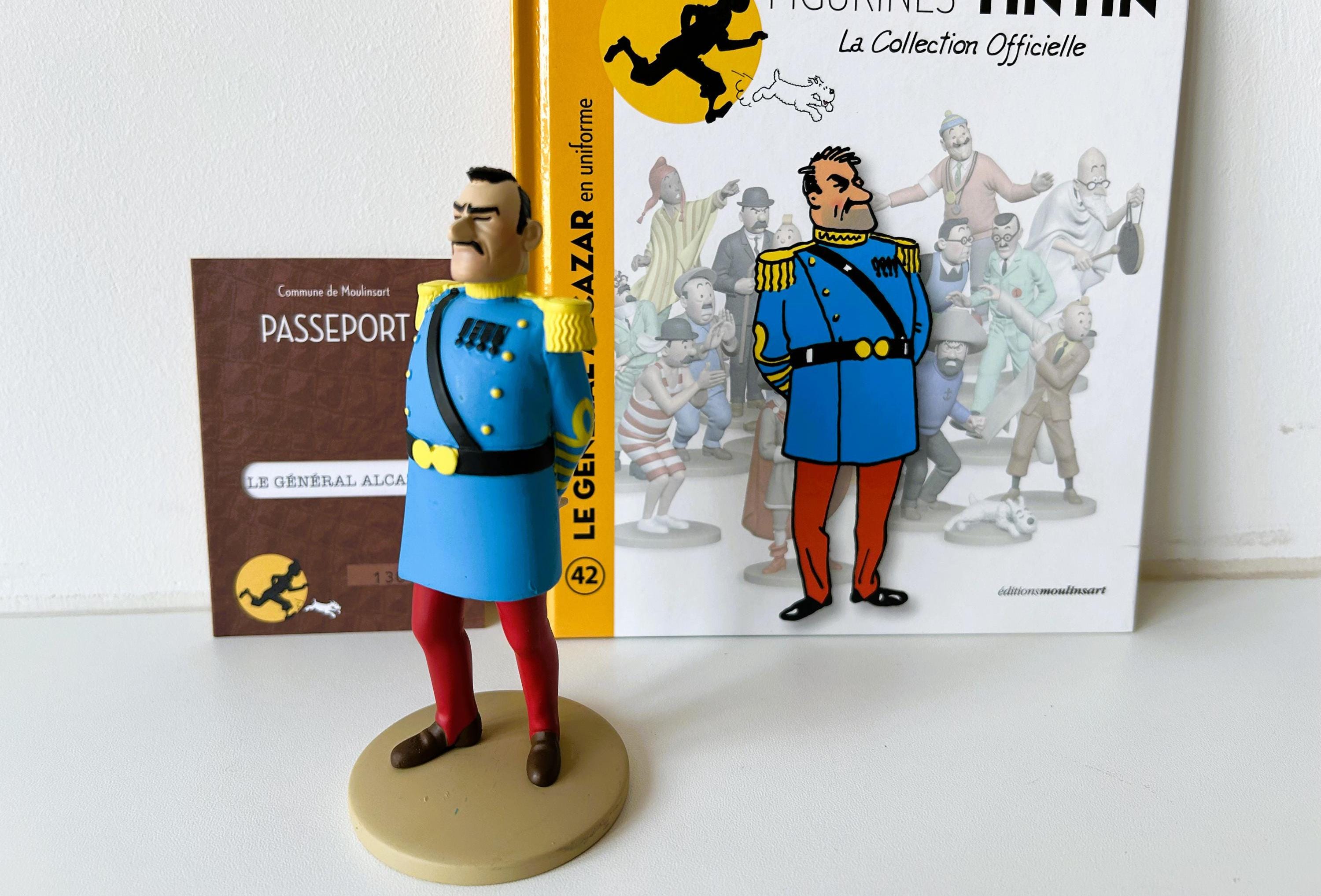 TINTIN - ALCAZAR FIGURE + BOOKLET + PASSPORT (4.5) - LA COLLECTION OFFICIELLE 56