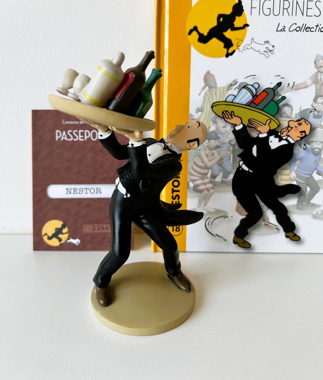 Figurine Tintin Pixi - Nestor Avec Balai Et Seau - édition Collection Générique