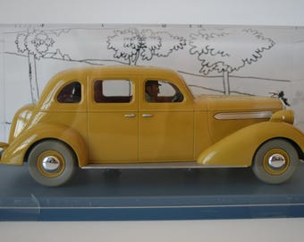 Voiture de collection Tintin, la conduite intérieure beige Nº36 1/24 (2020