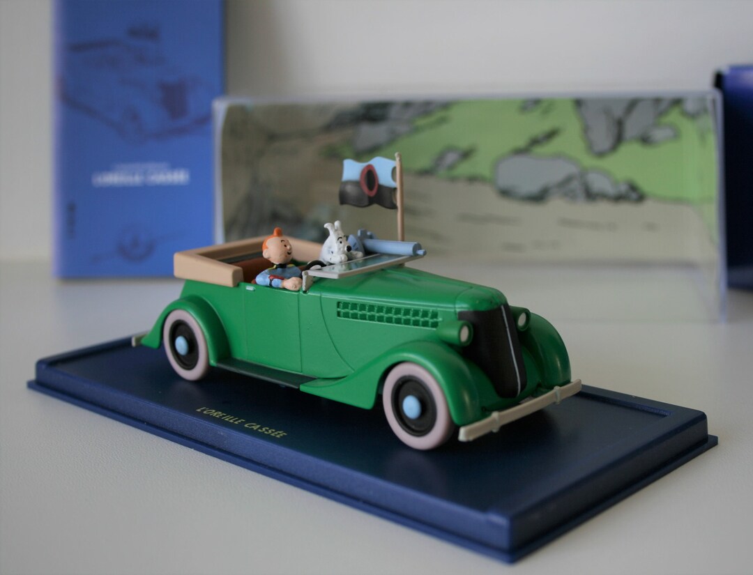 Collection Atlas Tintin – Land Rover 1/43 – Série Moulinsart 2004 – En Boîte