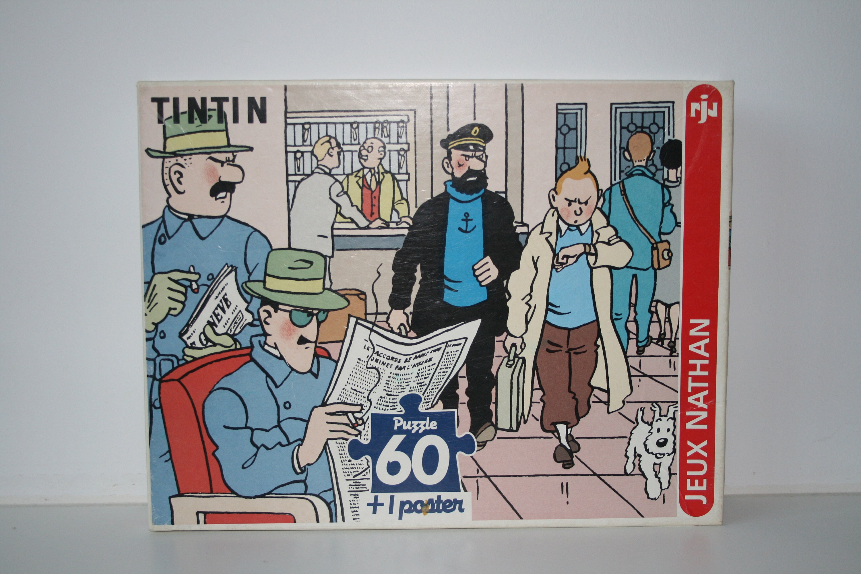 Tintin - Puzzles - Le Timbre Tintin - Tintin en Amérique - Années 50