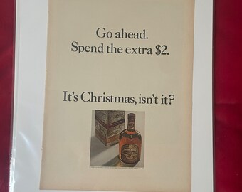 Vintage Chivas Regal Ad 1970s