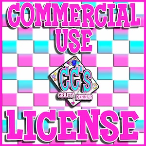 Commercial Use License | License for Small Business Use | Digital File Licensing